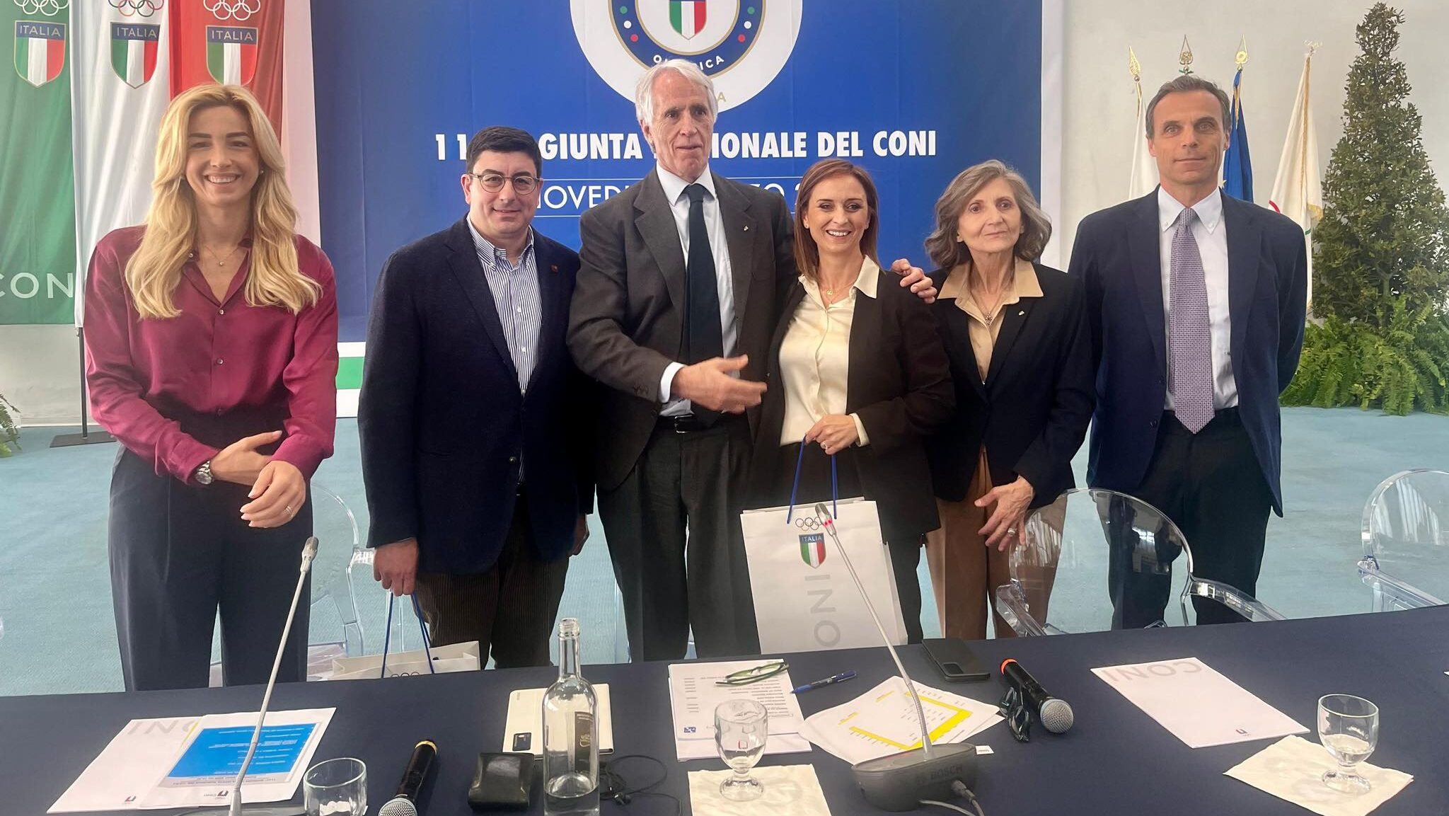 Prima Seduta Della Giunta Nazionale Del Coni Ospitata Al Cpo Bruno